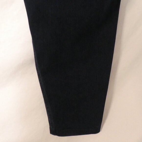 HUE | XL - extra large | Dark Blue Sleek Form-Fitting Slip-On Pants - Picture 16 of 16
